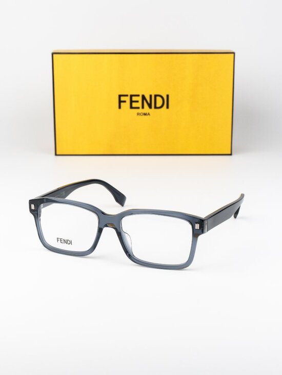Fendi Women Eyeglasses Rectangular Blue FE50030I 089 NEW AUTHENTIC main image 6